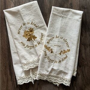 Official Taylor Swift tea towels with Marjorie lyrics.